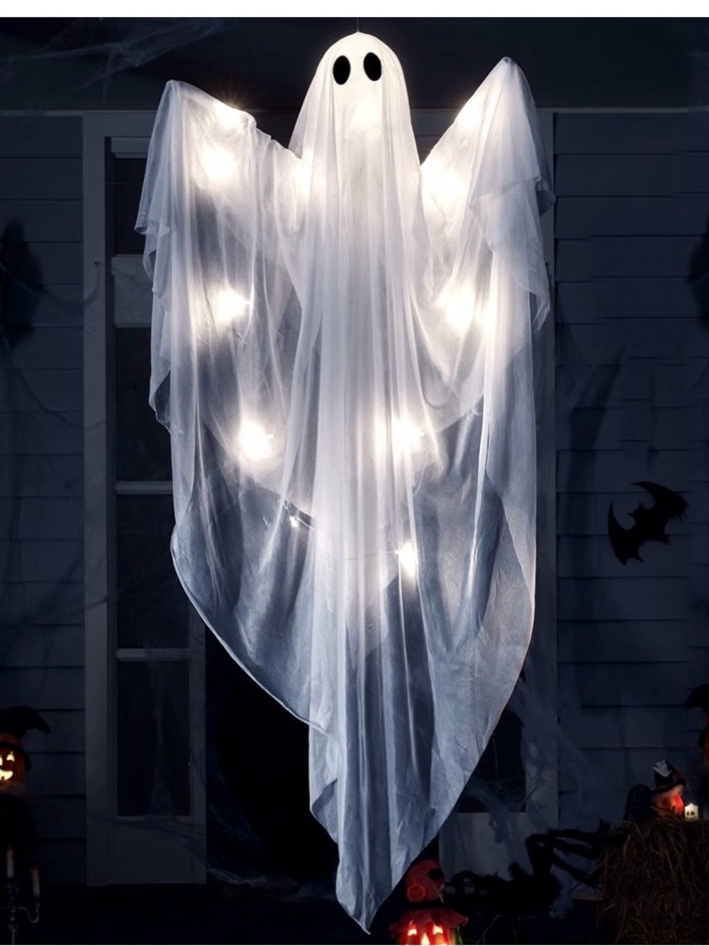 Halloween 👻 Hanging White Ghost Decoration -
